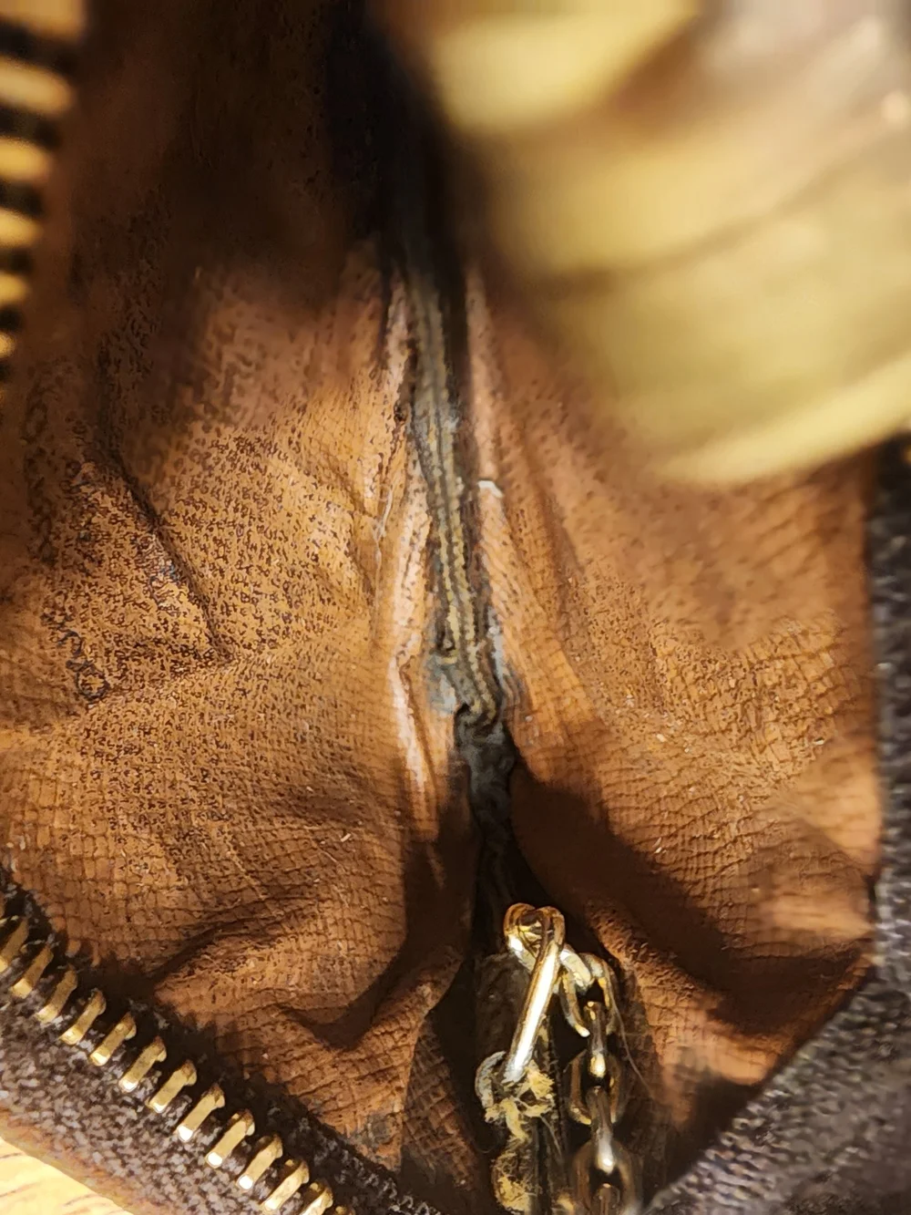 Louis Vuitton Monogram Key Pouch (Pochette Clés), classic brown monogram